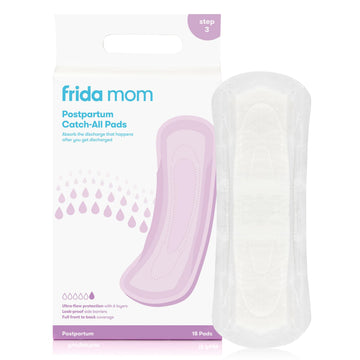 Frida Mom Postpartum Pads, Leak Proof Feminine Care Maxi Pads, 6 Layers of Protection