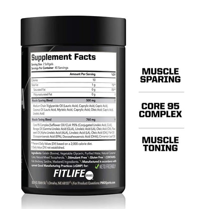 PMD Sports Ultra Pump Fuel Insanity - Pre Workout - Strawberry Slam (30 Servings) Sports Omega Cuts Elite Thermogenic Fat Burner (90 Softgels