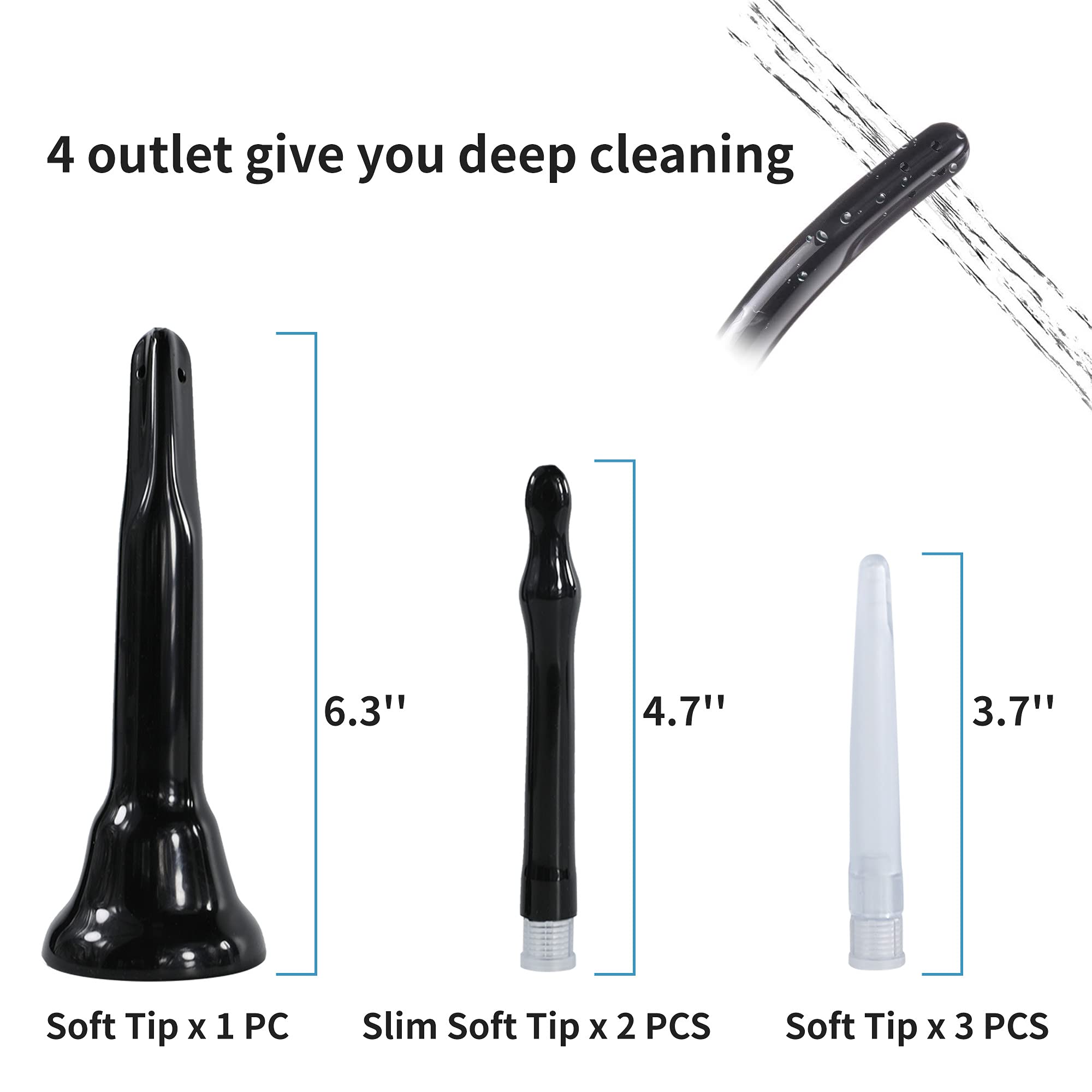 TopQuaFocus 14.5OZ Large Enema Bulb Kit Douche Bulb for Men Women Colon Cleaning Feminine TopQuaFocus