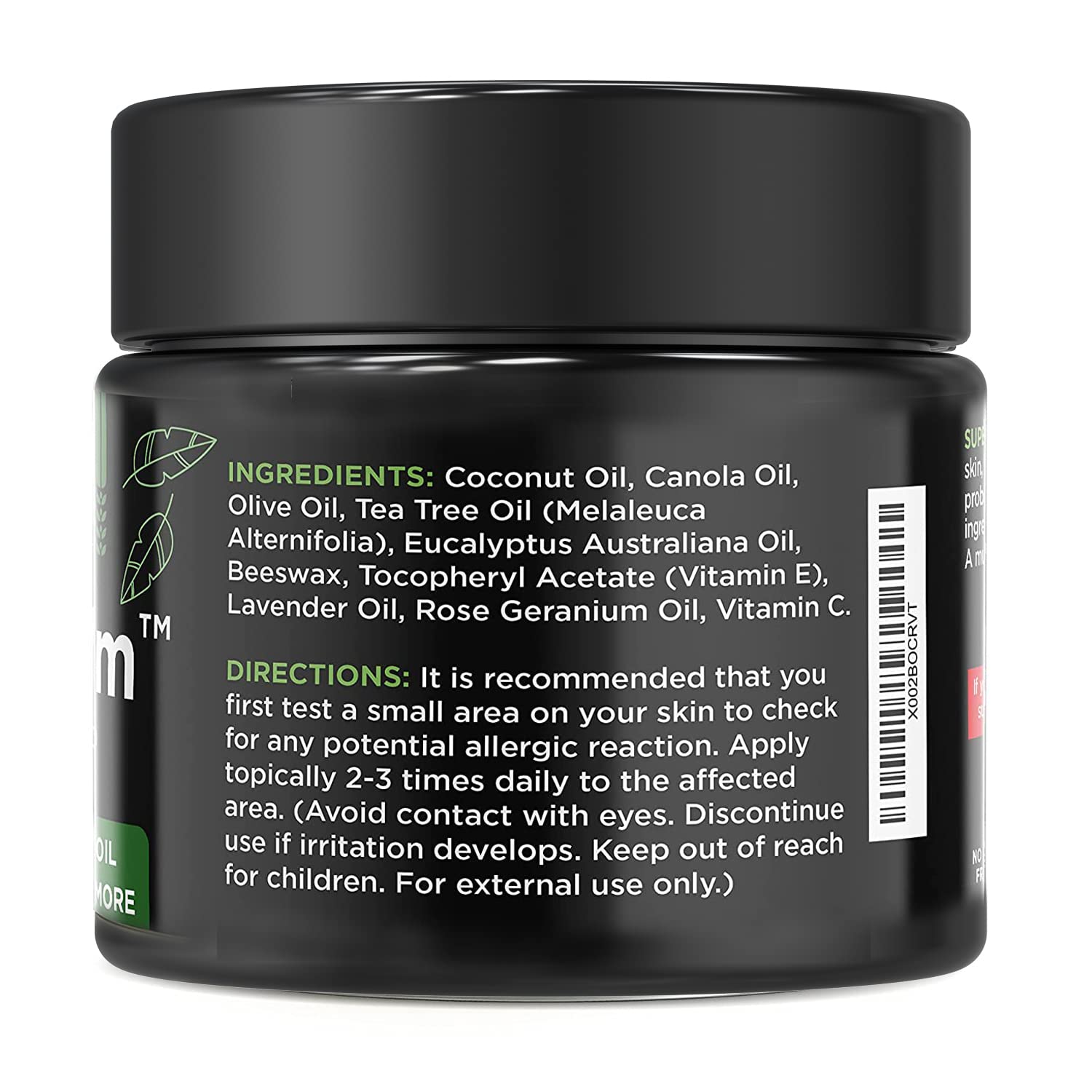 DAILY REMEDY Tea Tree Oil Extra Strength Super Balm - Athletes Foot Cream Combats DAILY REMEDY