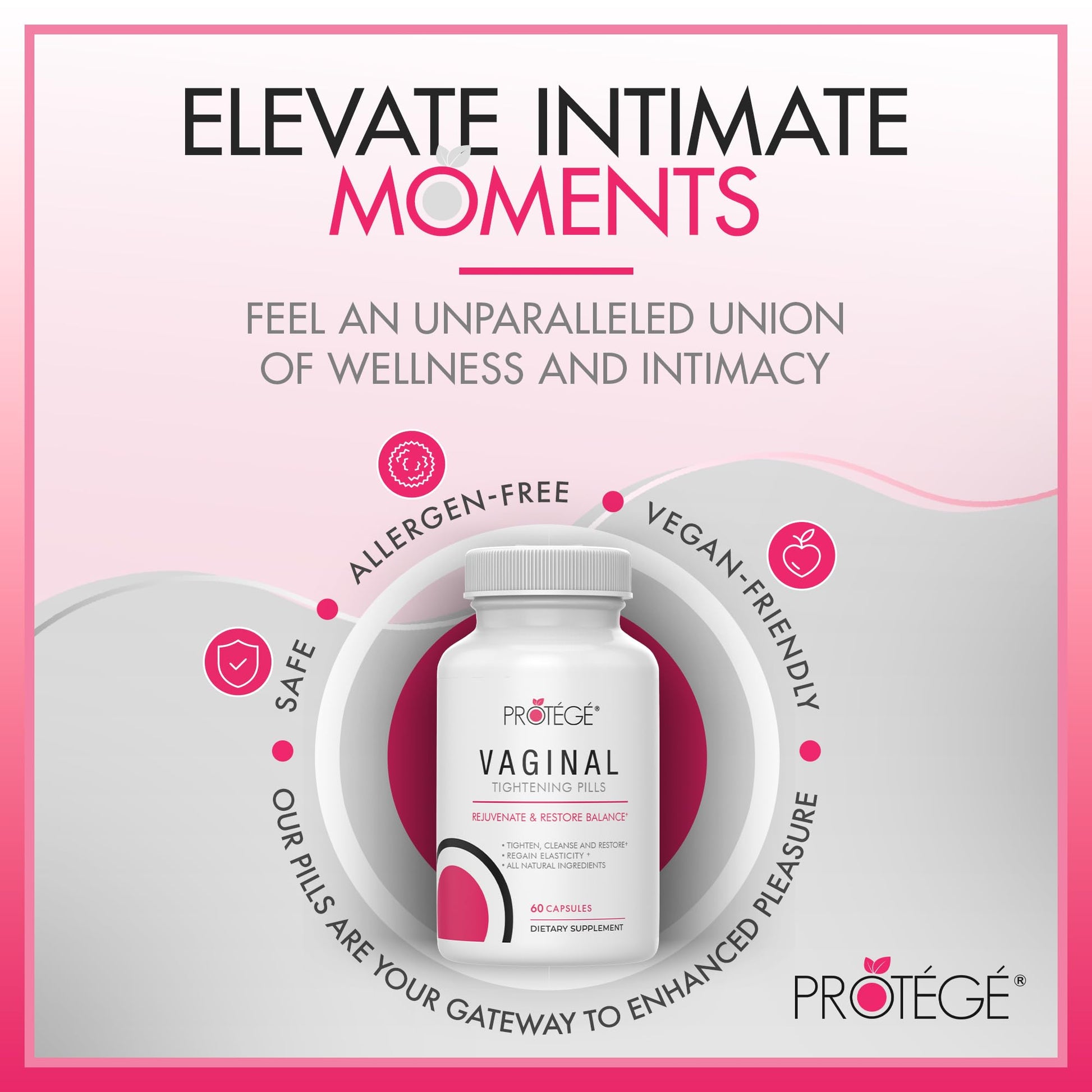 Protege Premium Vaginal Tightening Pills - Vaginal Tightening Products for Women - Vaginial Rejuvenation Protege Beauty