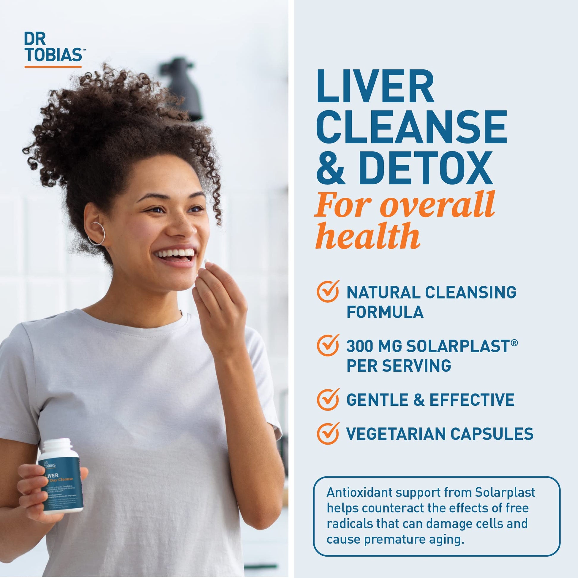 Dr. Tobias Liver 21 Day Cleanse, Herbal Liver Detox Cleanse with Solarplast, Artichoke Dr. Tobias