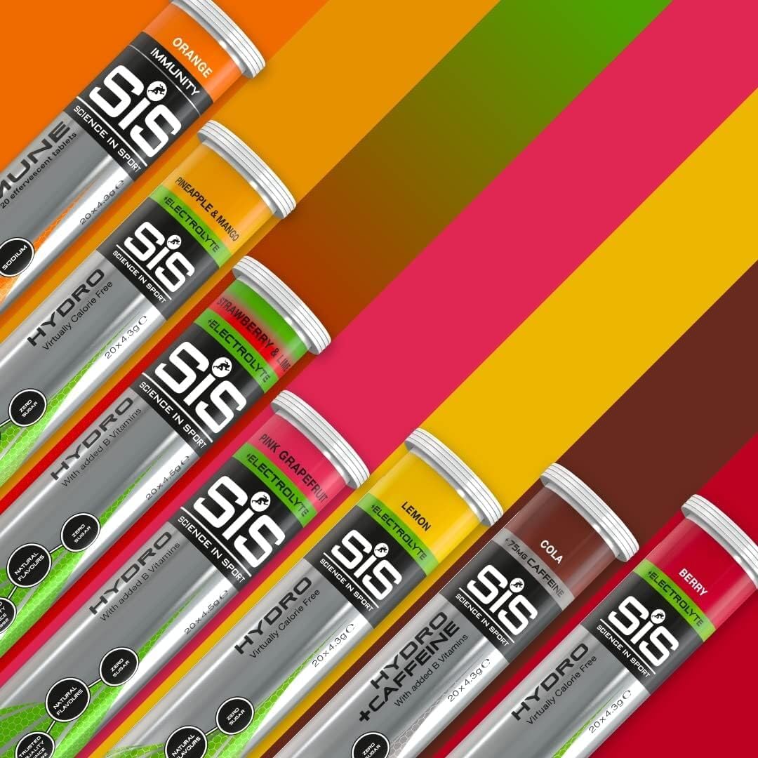 Science In Sport Hydro Hydration Tablets, Gluten-Free, Zero Sugar, Orange Flavour Plus Science in Sport