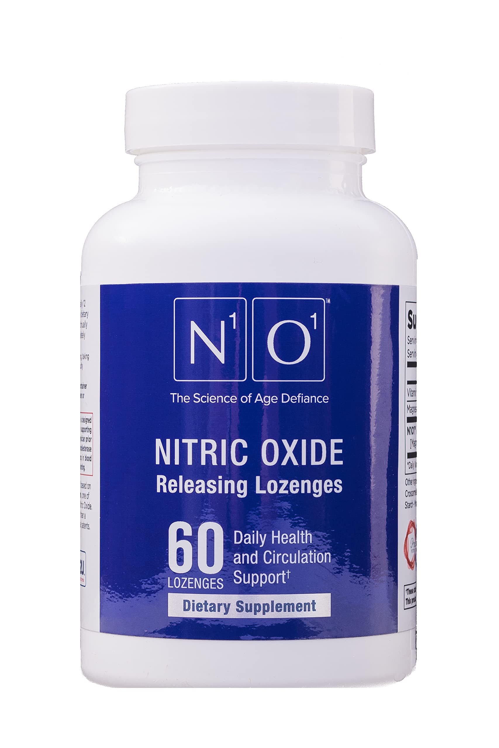 N1O1 Nitric Oxide Lozenges for Heart Health Support - Dietary Supplement N1 O1 NITRIC OXIDE ACTIVATING SERUM