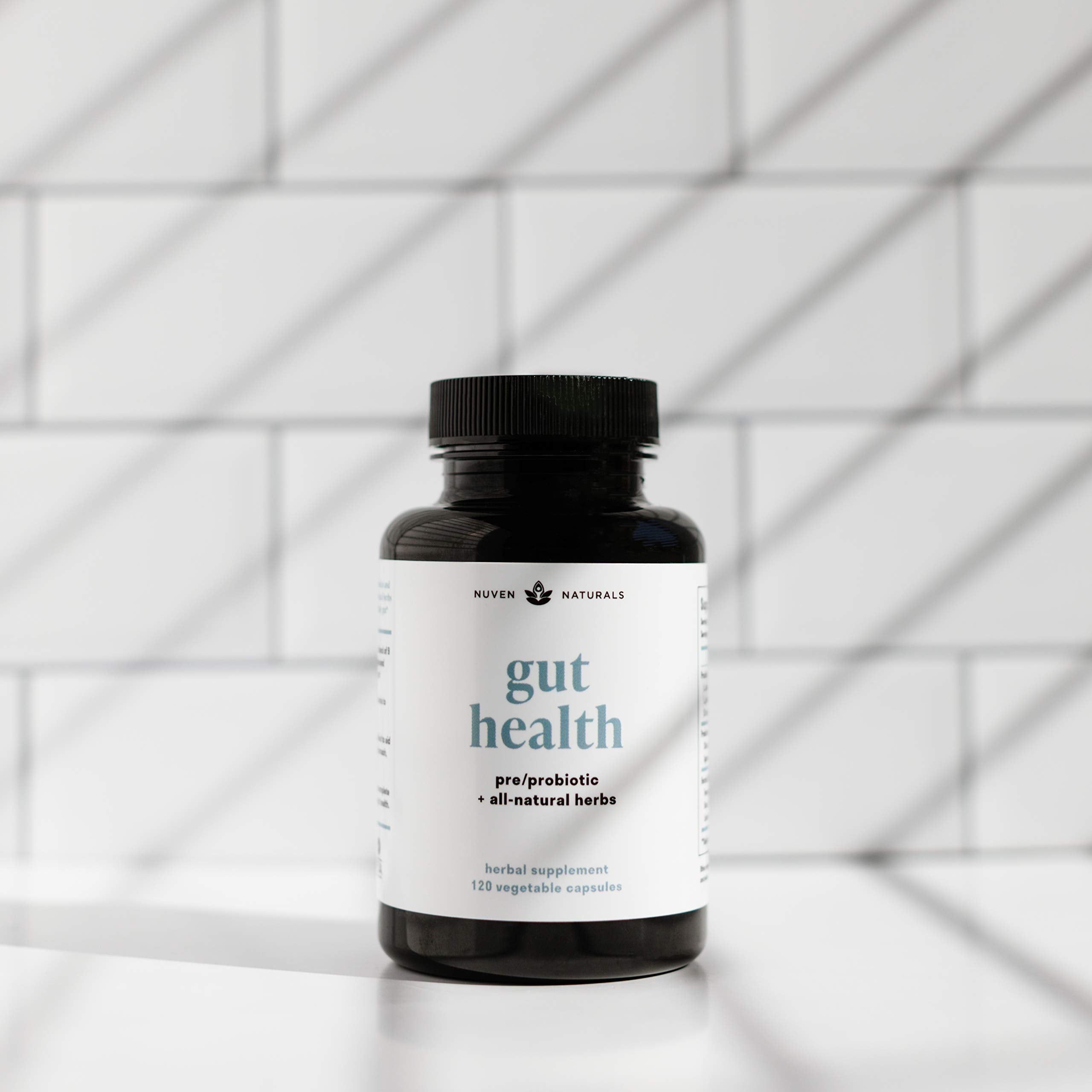 Nuven Naturals All-in-One Gut Health w/Probiotics, Prebiotics, Digestion-Supporting Nuven Naturals