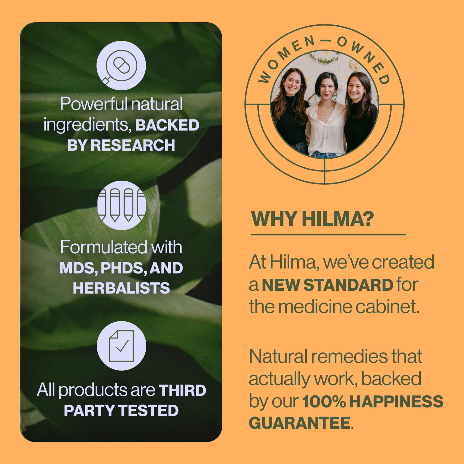 Hilma Natural Gas & Bloating Relief - with Lemon Balm, Fennel & Peppermint Leaf - Doctor Hilma