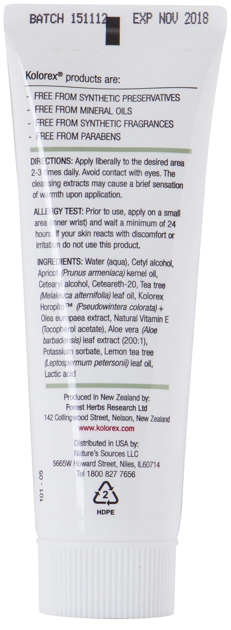 Kolorex® Vaginal CareCream, Natural Herbs soothes Intimate Areas, Replenish Sensitive Skin.