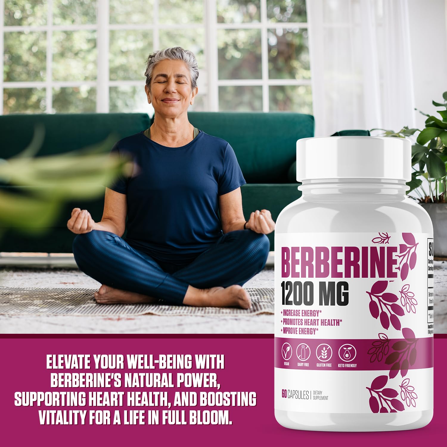 Berberine Extra Strength | #1 Rated Berberine Supplement for Heart Health, Improve Energy EPN Supplements