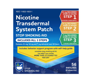 Rite Aid Nicotine Patch Kit, Steps 1 Through 3 to Quit Smoking, 21, 14, 7mg Rite Aid