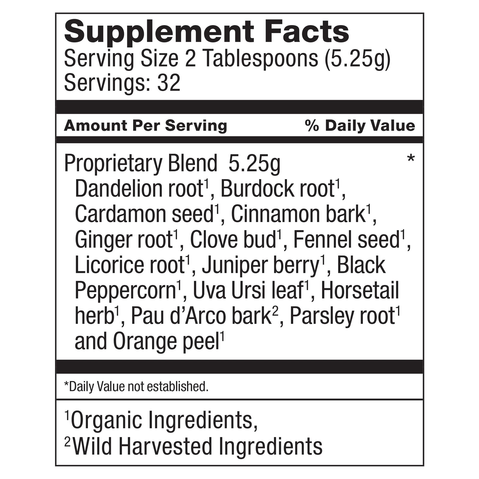 Dr. Schulze's | Detox Tea | All Purpose Herbal Tonic | Powerful Digestive Stimulant Dr. Schulze's