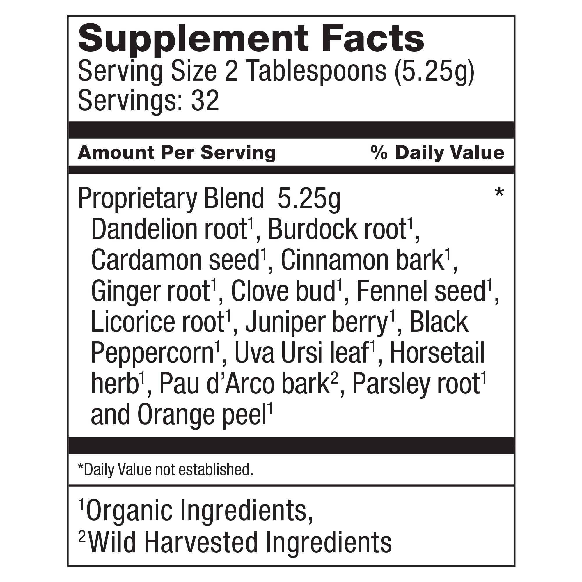 Dr. Schulze's | Detox Tea | All Purpose Herbal Tonic | Powerful Digestive Stimulant Dr. Schulze's