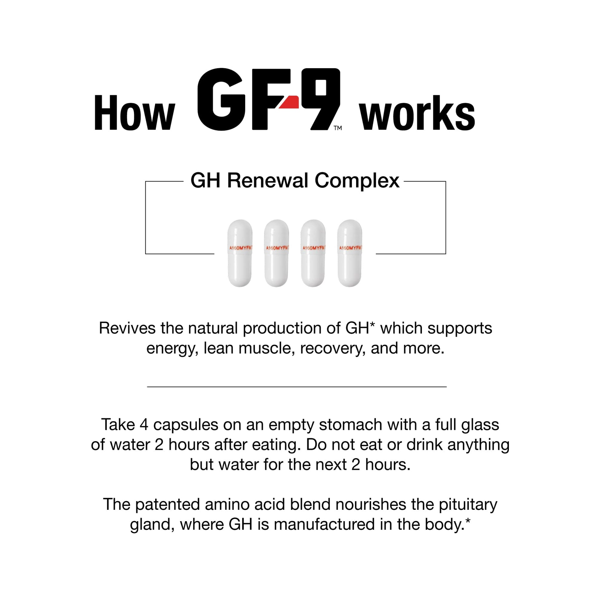 Novex Biotech GF-9 – HGH Boosting Supplement for Men - Workout Supple