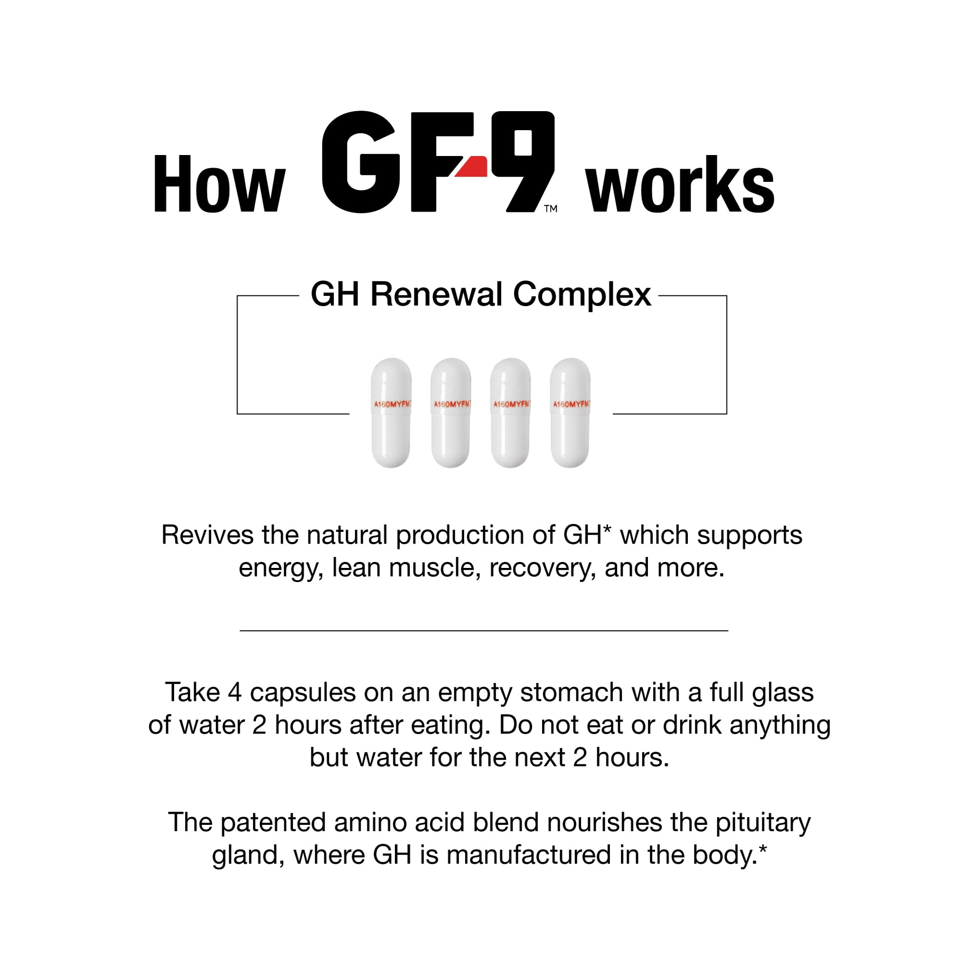 Novex Biotech GF-9 – HGH Boosting Supplement for Men - Workout Supple