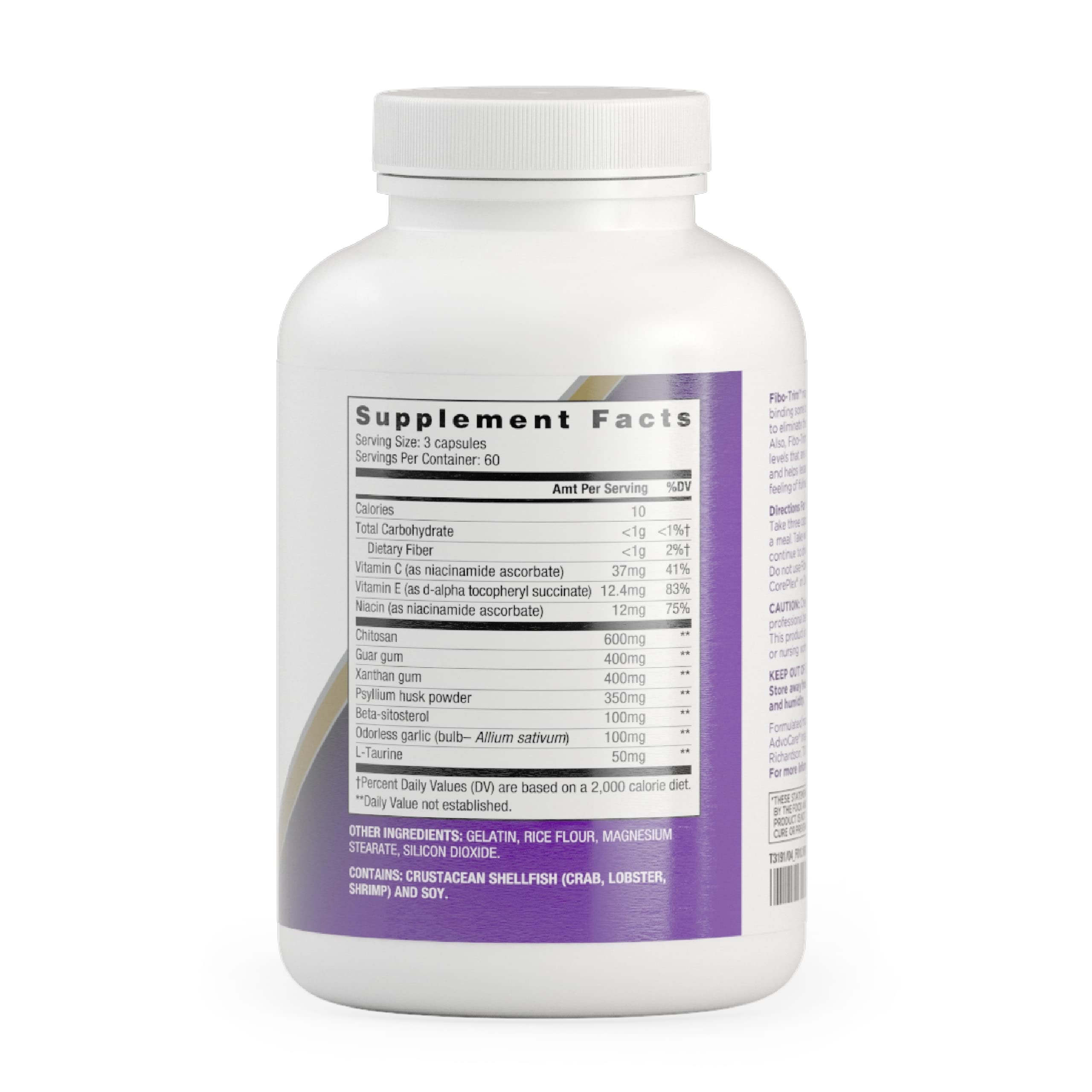 AdvoCare Fibo-Trim Vitamin and Herbal Supplement - Appetite Suppressant for Weight Loss AdvoCare