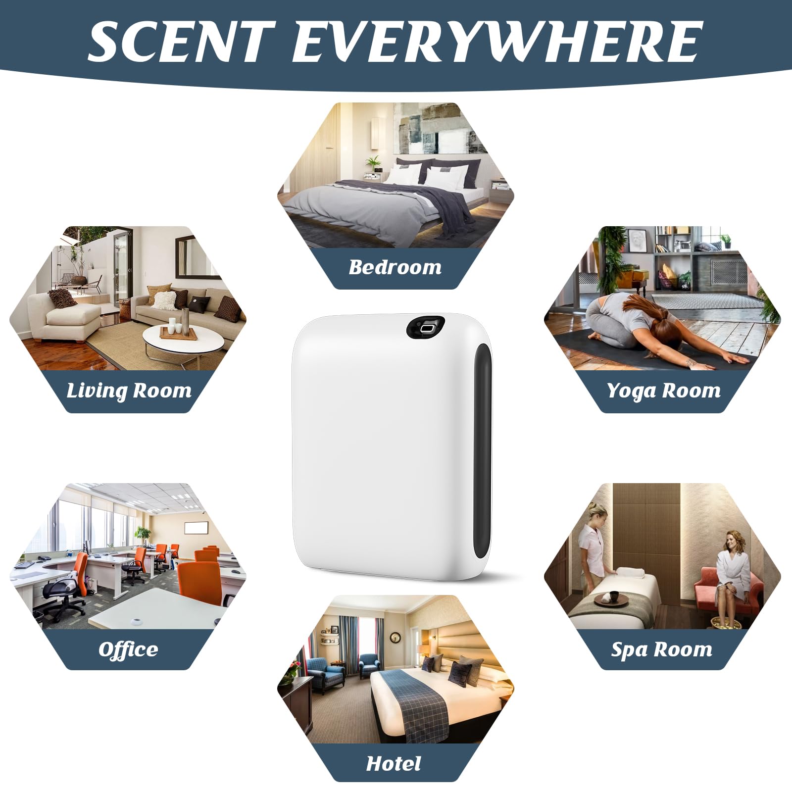 Barthelemy Scent Air Machine for Home, 1500 Sq. Ft Coverage Waterless Essential Oil Diffuser Barthelemy