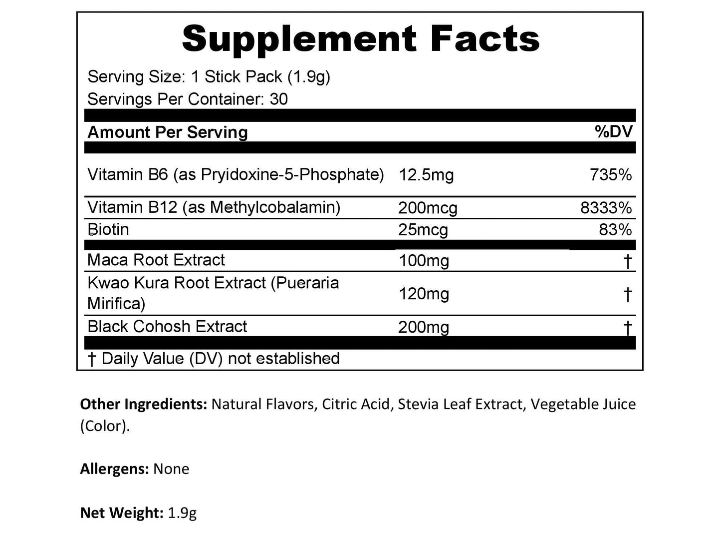 Mixhers Herthrive - Menopause Support Drink Mix - Women's Menopause Supplements