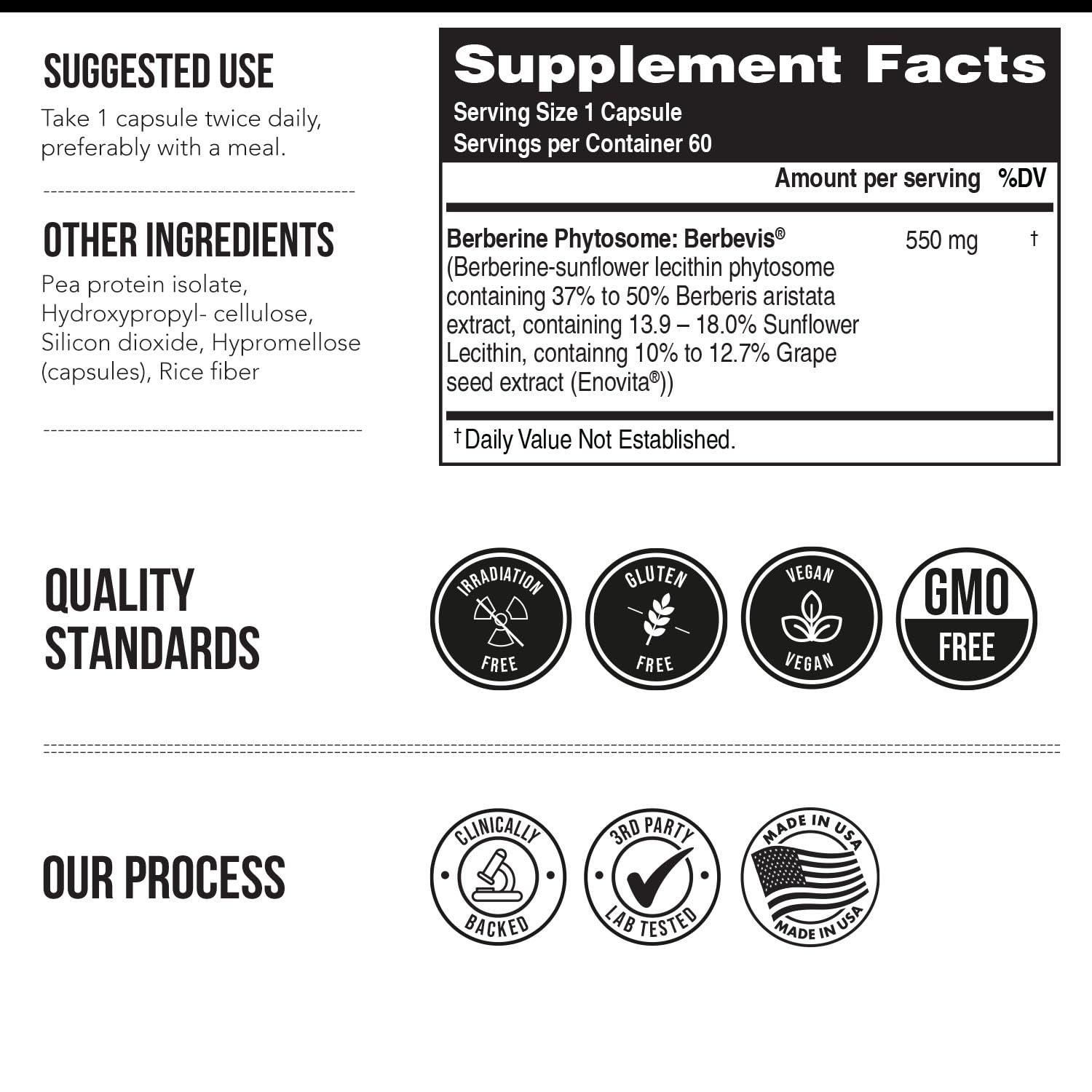 SoActive Berberine 550mg: 9.6X Higher Absorption, Clinically Proven Most Effective Triquetra Health