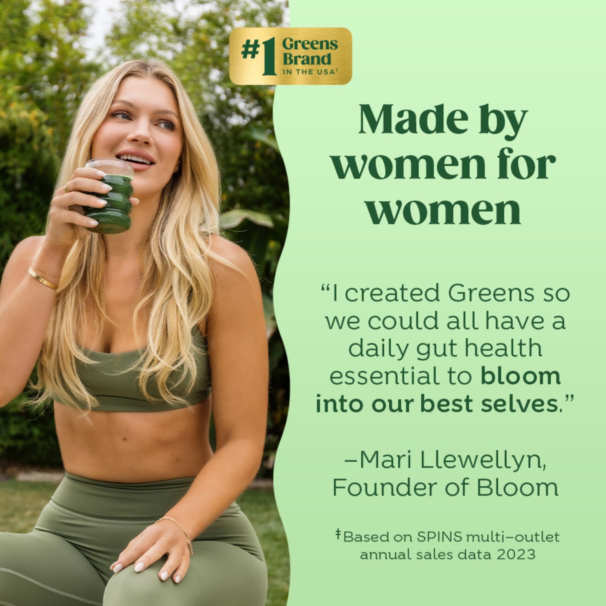Bloom Nutrition Greens and Superfoods Powder for Digestive Health, Greens Powder Bloom Nutrition