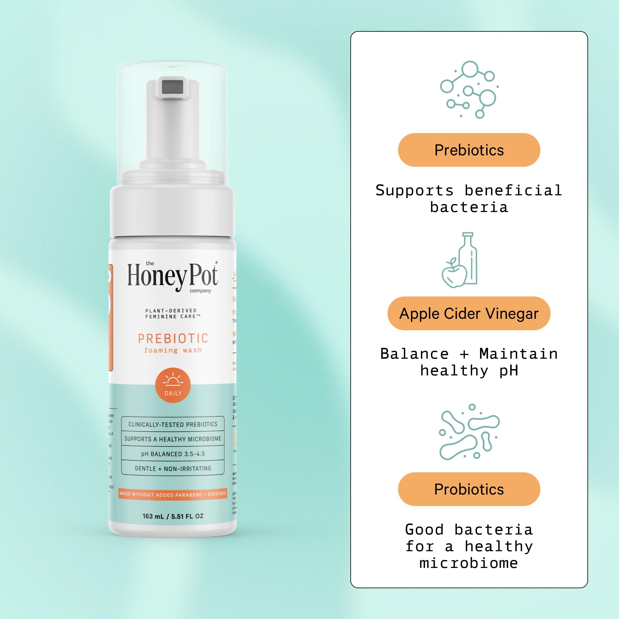 The Honey Pot Company - Prebiotic Feminine Wash - Herbal Infused Feminine Hygiene Wash The Honey Pot Company