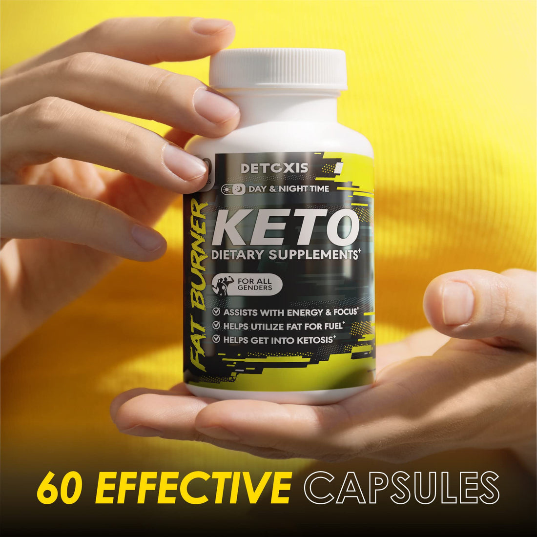 Keto Pills - 60 Ketogenic Diet Support Capsules - Keto Weight Management - Increase 