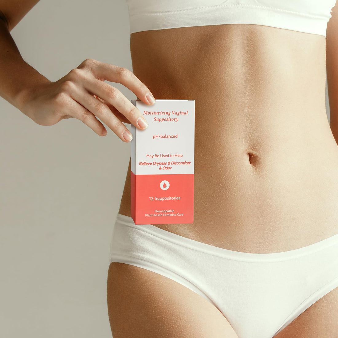 Vaginal Moisturizing Suppositories for Lasting Hydration & Comfort | Balances pH, Soothes Dryness