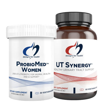 Designs for Health Vaginal Probiotic & UT Support Bundle - ProbioMed Women Probiotic