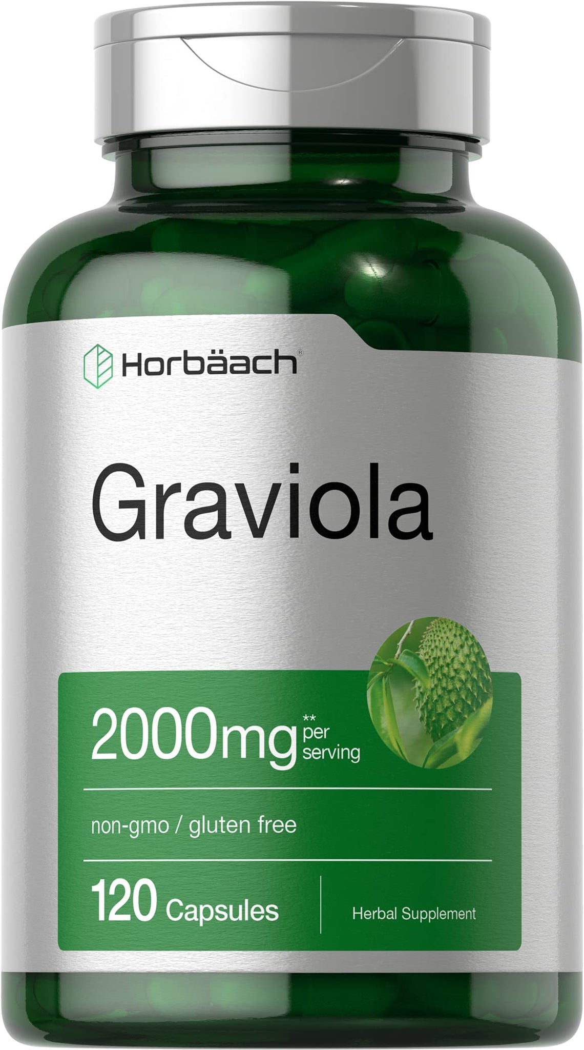 Graviola Extract 2000 mg 120 Capsules With Graviola Proprietary Blend Ingredient