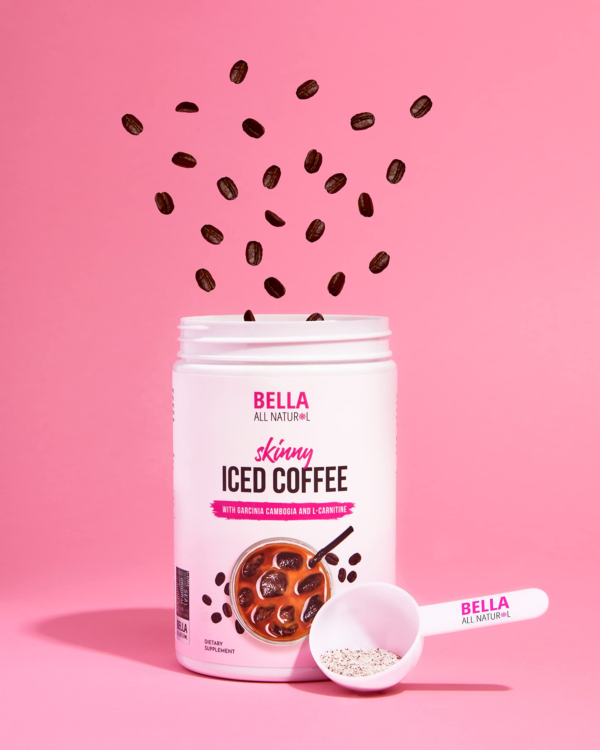 Bella All Natural Skinny Iced Coffee - Good Taste - 500 Grams Bella All Natural