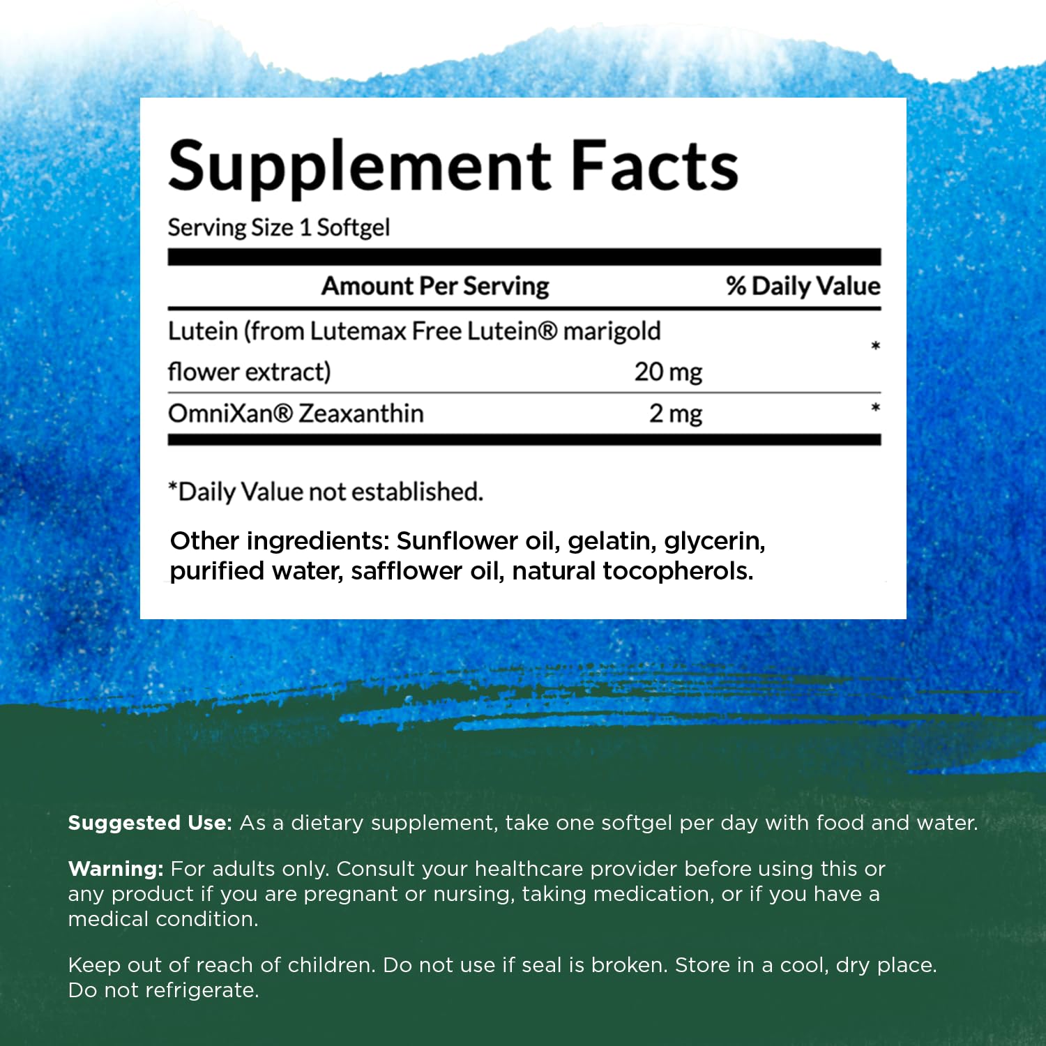 Swanson Synergistic Eye Health - Lutein and Zeaxanthin Supplement Swanson