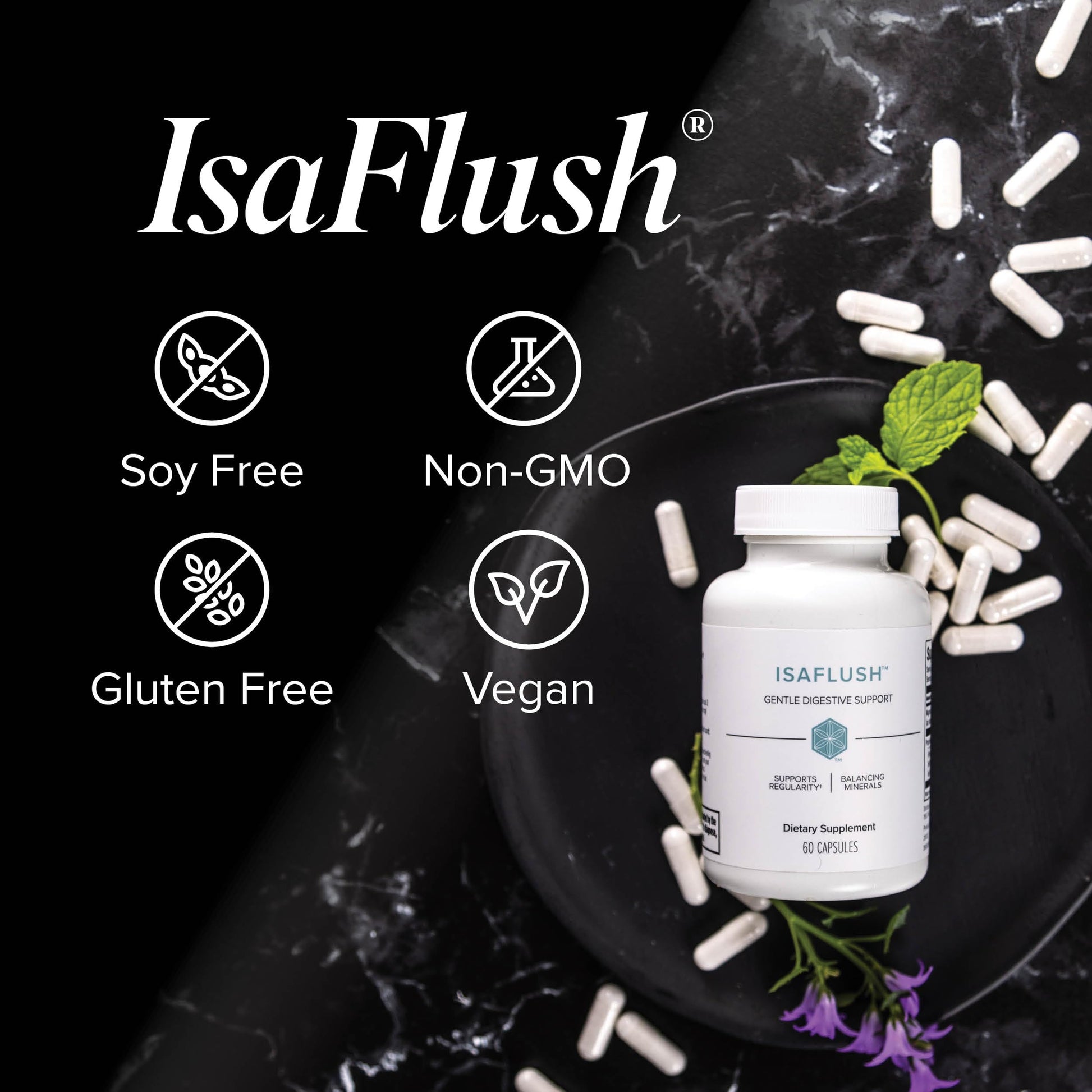 Isagenix IsaFlush - Gentle Digestive Support with Balanced Minerals Encouraging Isagenix