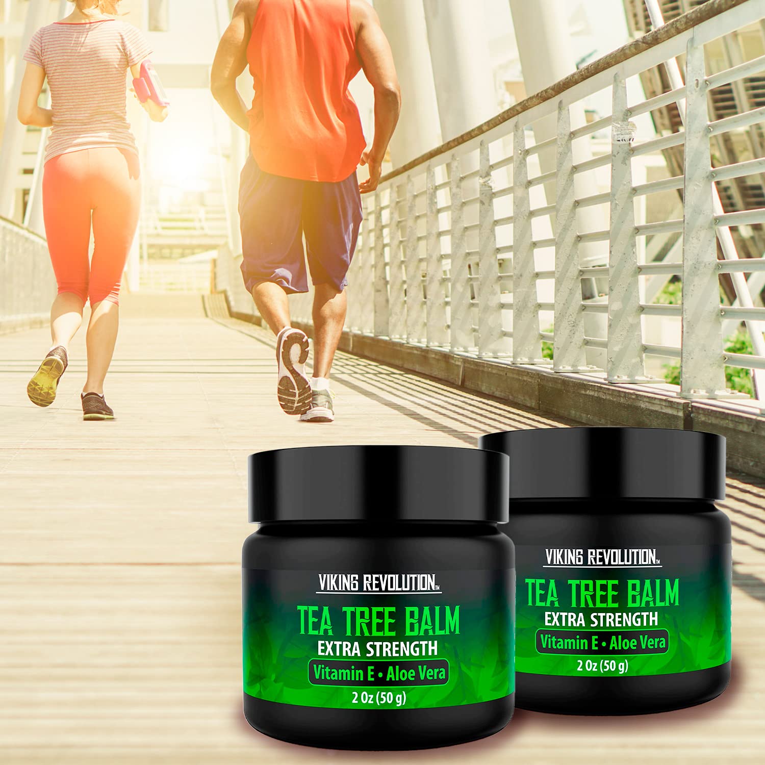 Viking Revolution Tea Tree Oil Cream - Super Balm Athletes Foot Cream - for Eczema Viking Revolution