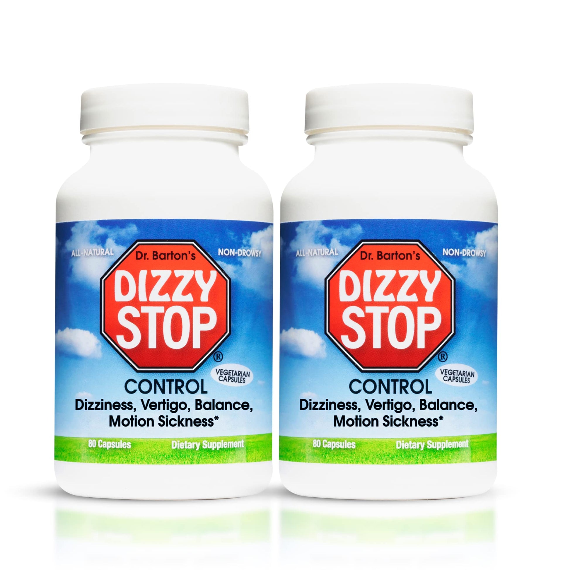 Dizzy Stop Dr. Barton’s All-Natural Vertigo Comfort, Inner Ear Balance Supp Dizzy Stop