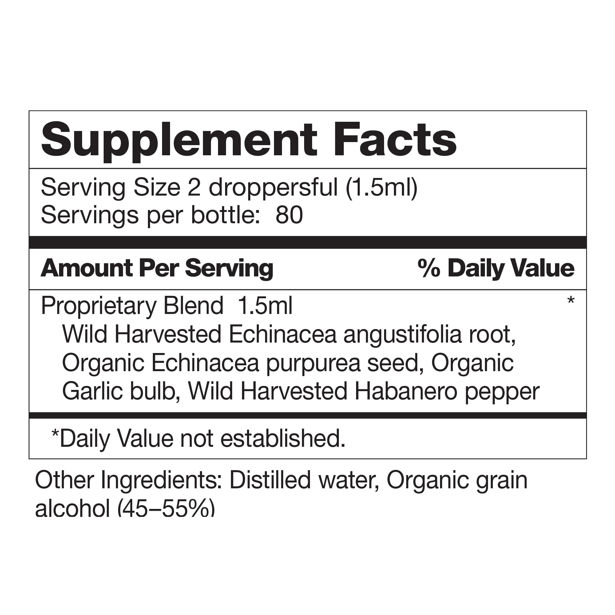 Dr. Schulze's Echinacea Plus | Echinacea Root and Seed | All Organic Extract | Gluten-Free Dr. Schulze's