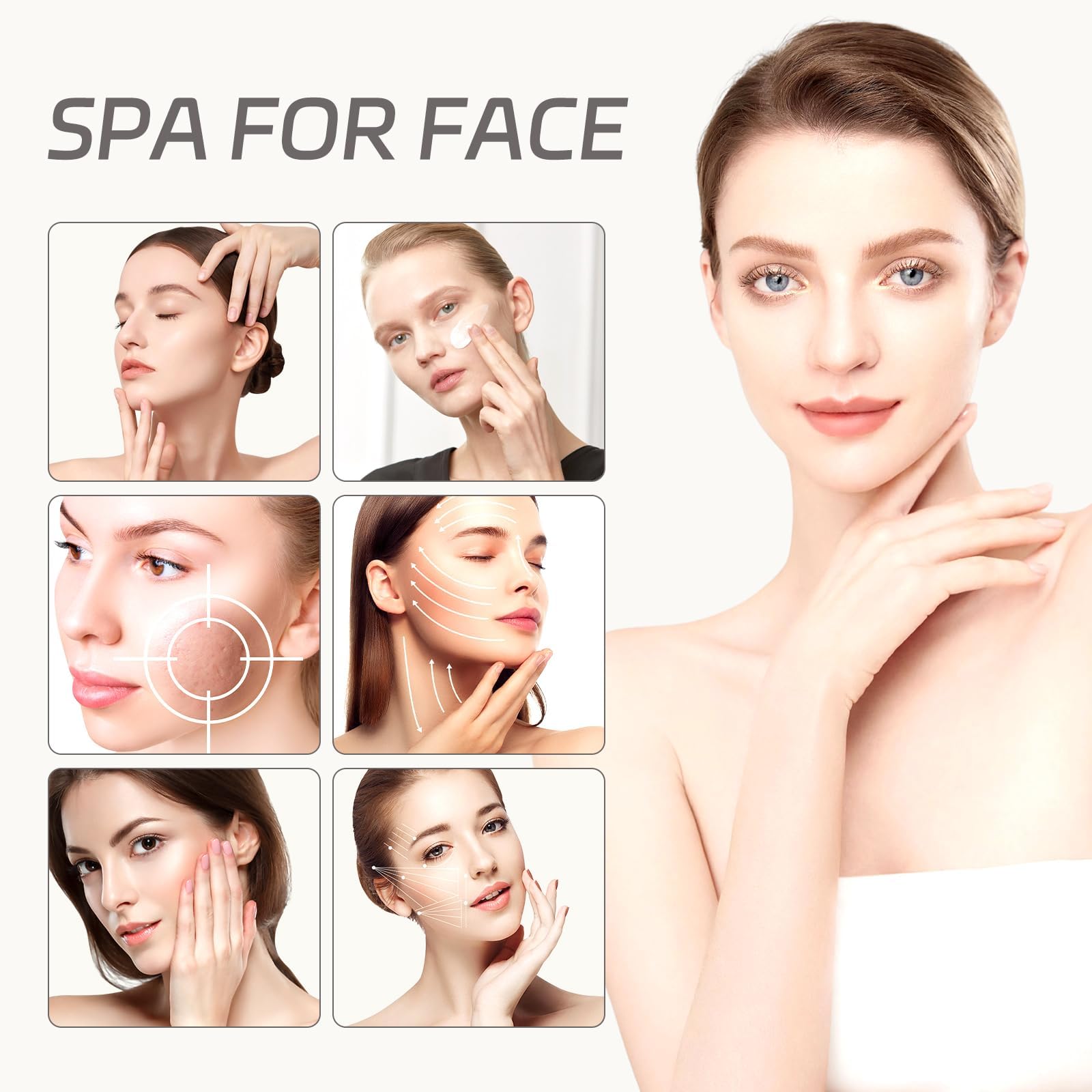 Shomterade Red Light for Face with Base, 100LEDs 3-in-1 Chips Infrared Light Lamp, 660nm ＆850nm Shomterade