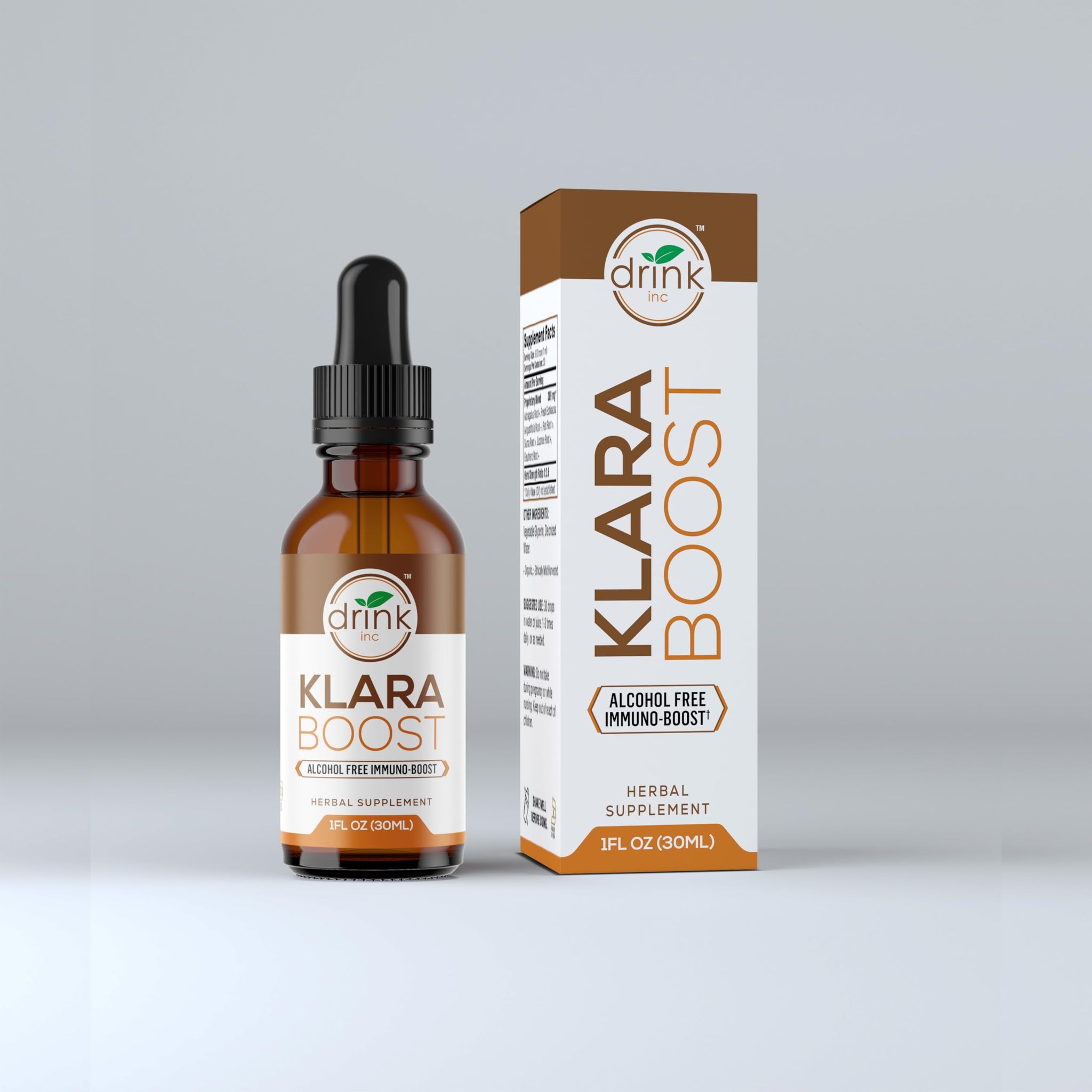 Drink Inc Klara Boost Alcohol Free Immuno-Boost | 30ML Herbal Supplement