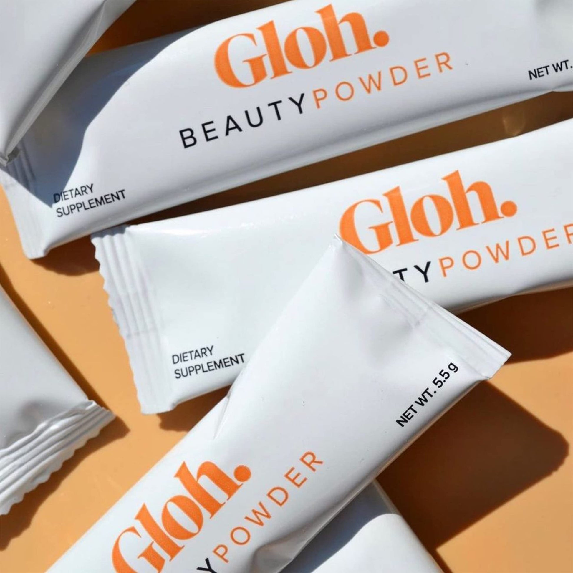 Gloh. Marine Collagen Powder for Women - Peach Flavor Collagen Supplements for Women with Hyaluronic Acid, Vitamin A, B2, B6 Gloh.