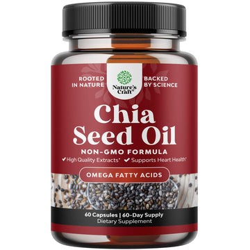 Chia Seed Oil Supplement for Weight Loss and Energy Natural Superfood Protein Metabolis