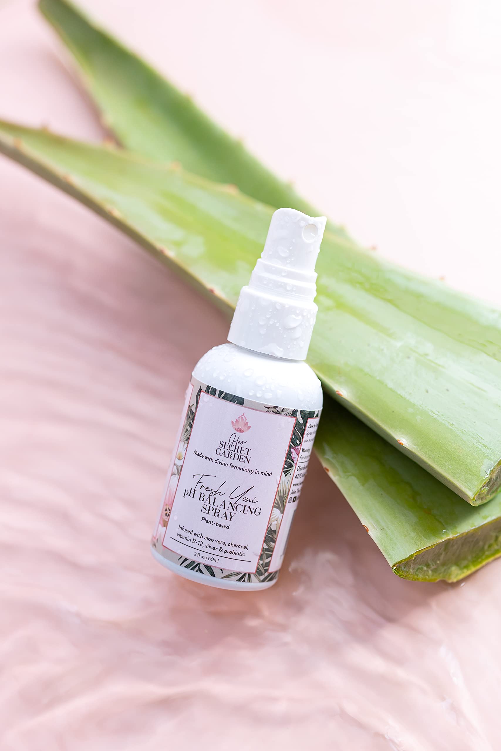 Her SECRET GARDEN Fresh Yoni - Feminine Spray 2oz, plant-based soothing mist all natural