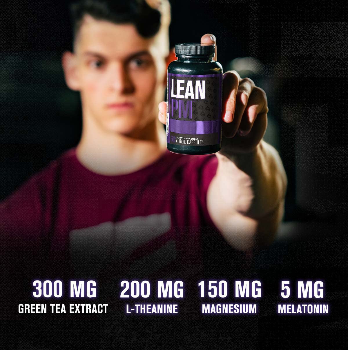 Jacked Factory Lean PM Night Time Body Support and Sleep Aid Supplement - Sleep Sup Jacked Factory