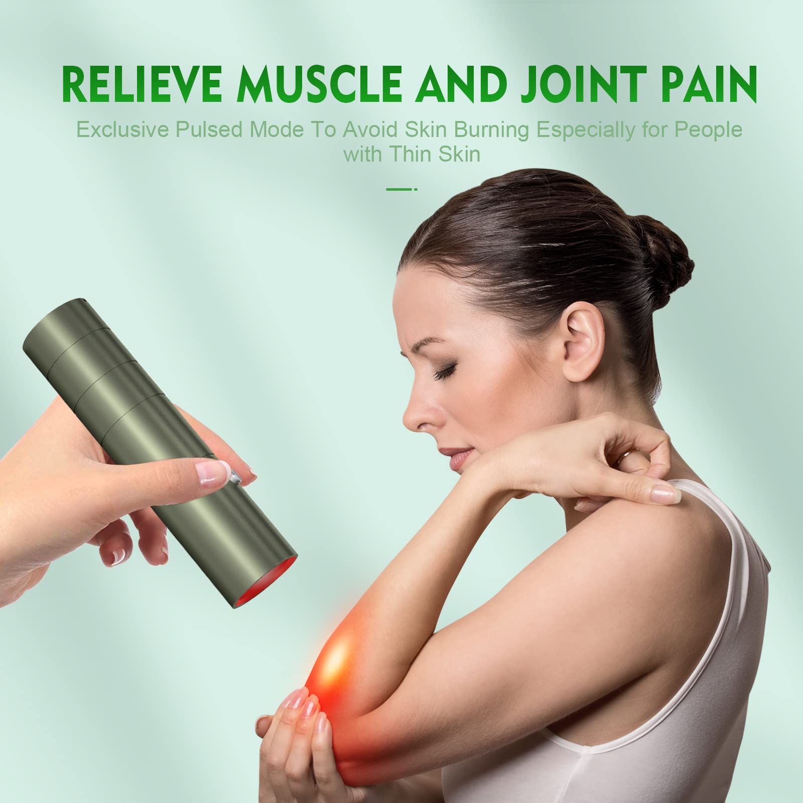 Red Light Therapy Device- Upgraded 5 in 1Red Infrared Light Machine for Body Joints & Muscles Pain Relief cippaer