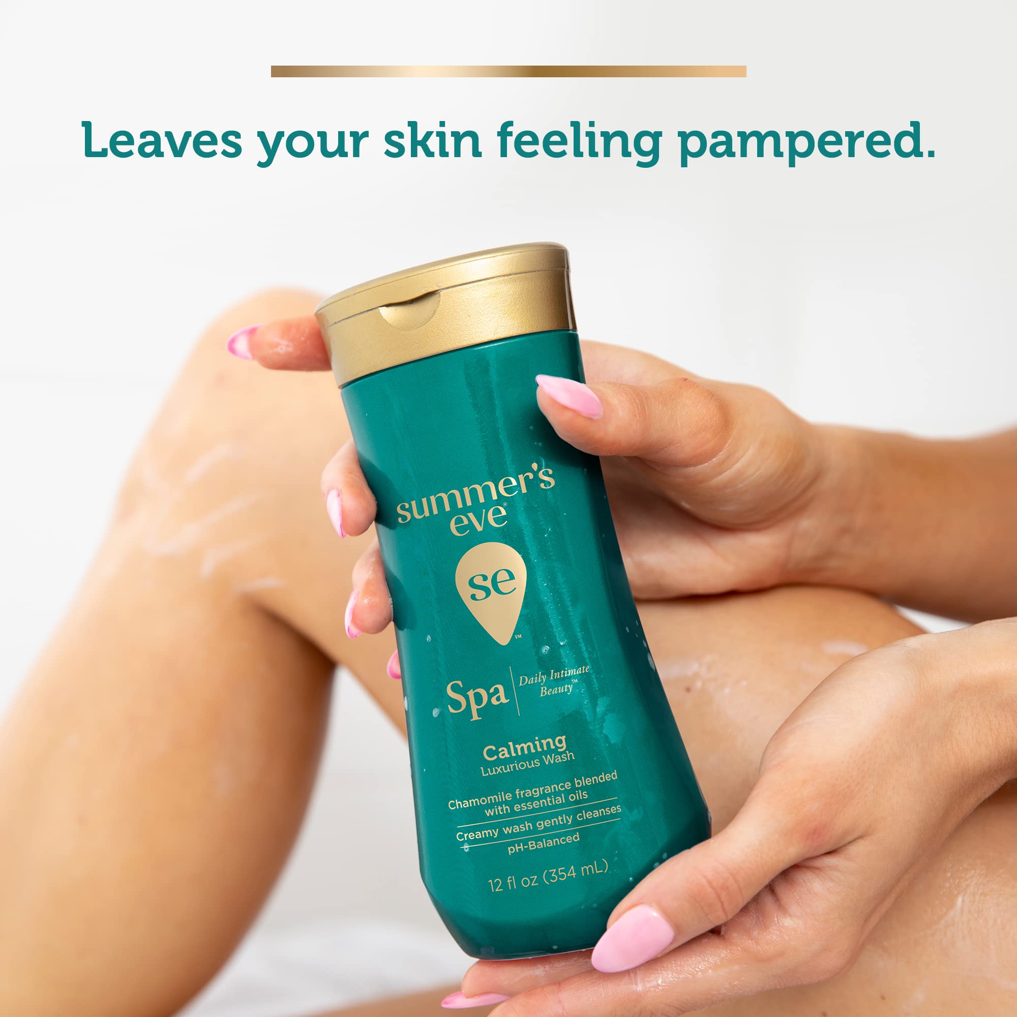 Summer's Eve Spa Daily Intimate Wash, Luxurious Cleansing All Over Feminine Body Wash Summer's Eve