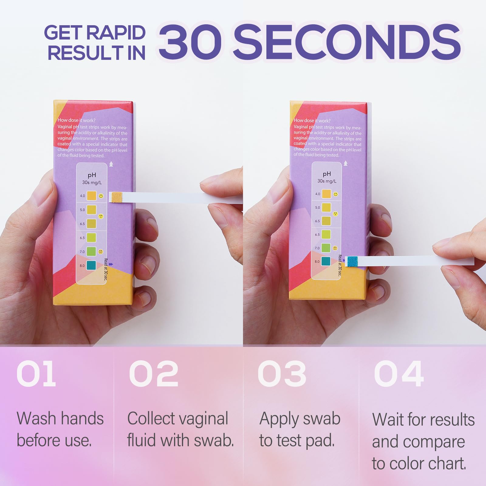 Vaginal pH Test Strips for Women, Convenient Testing Solution for Assessing and Maintaining vetrue