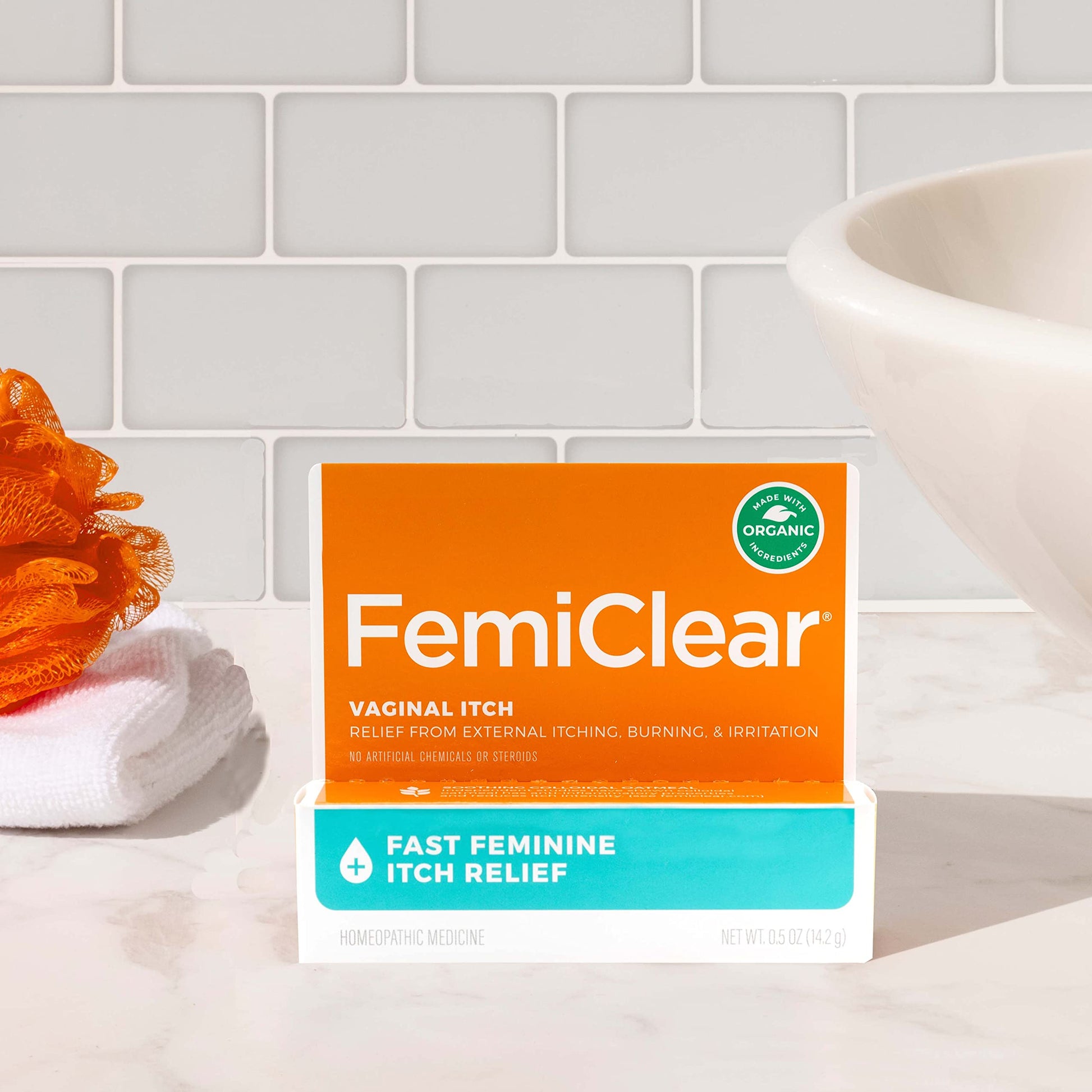 FemiClear Vaginal Itch Relief | Fast Feminine Itch Relief | Made With All-Natural & Organic Ingredients FemiClear