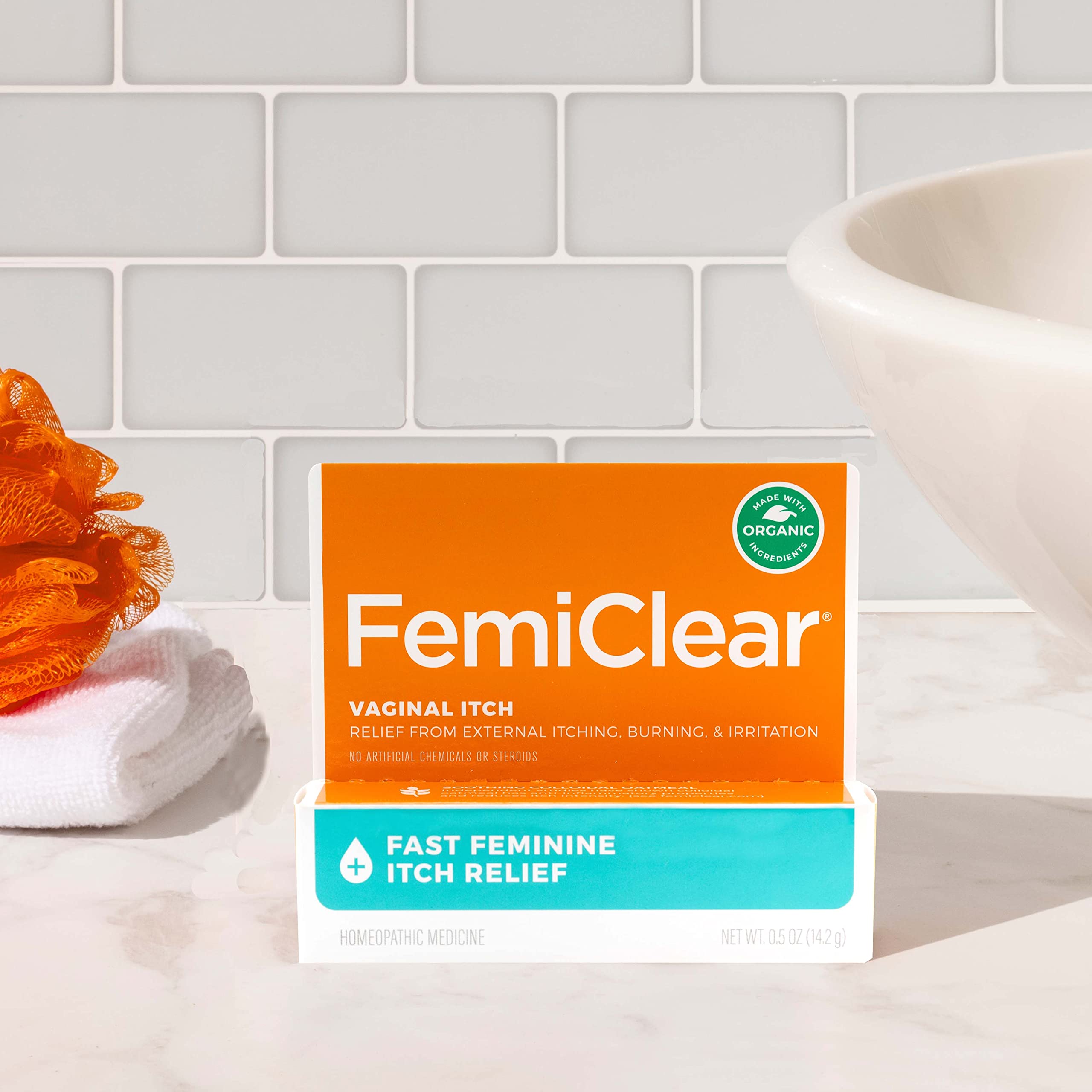 FemiClear Vaginal Itch Relief | Fast Feminine Itch Relief | Made With All-Natural & Organic Ingredients FemiClear