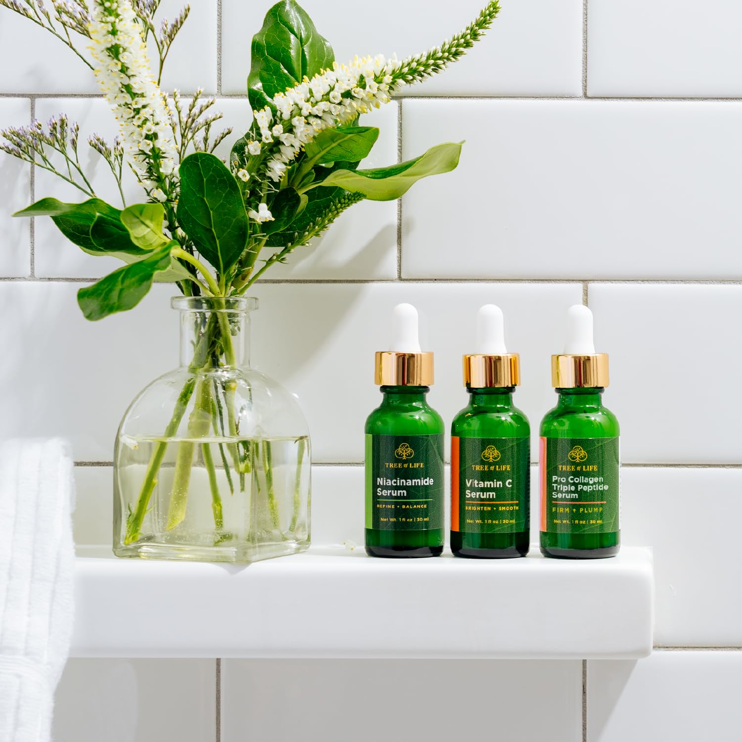 Tree of Life COMPLETE HYDRATION SERUM TRIO with Vitamin C Serum Tree of Life Beauty