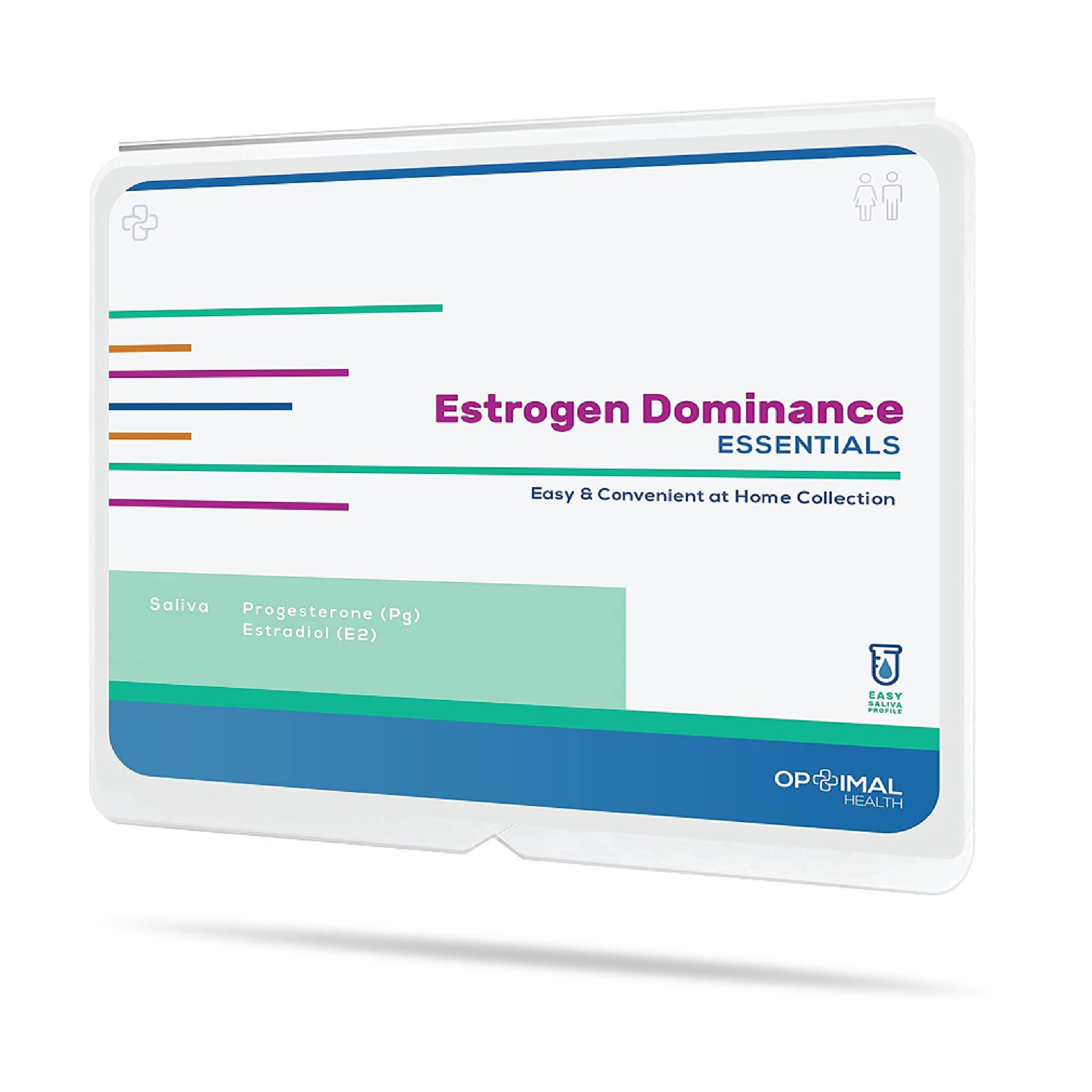 Estradiol (E2) & Progesterone (PG) | Saliva Hormone Test Kit for Women | Progesterone Deficiency