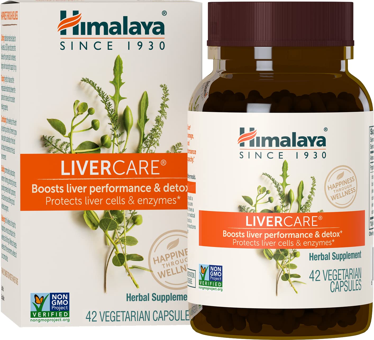 Himalaya LiverCare for Total Liver Support, Cleanse and Detox, Protects Cells & Enzymes