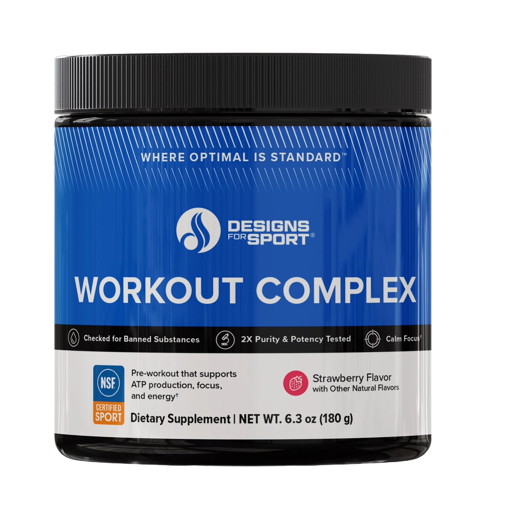 Designs for Sport Workout Complex - NSF Certified for Sport Pre Workout Powder - L-tyrosine