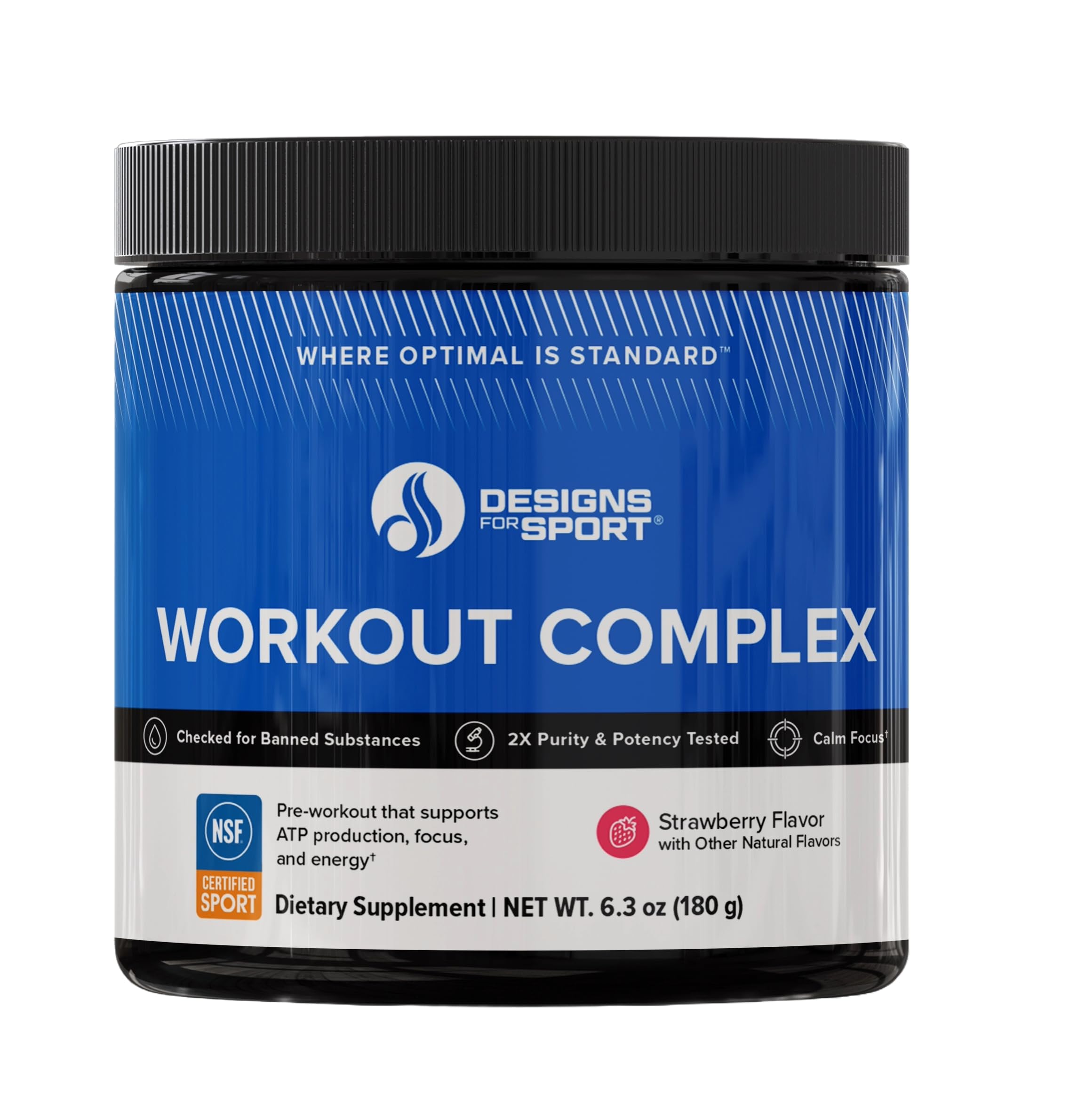 Designs for Sport Workout Complex - NSF Certified for Sport Pre Workout Powder - L-tyrosine